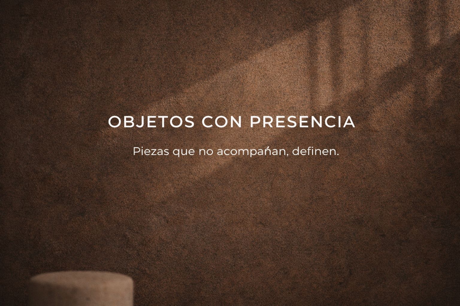 Objetos con presencia